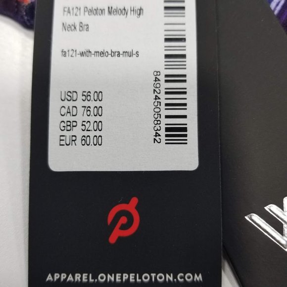 Peloton x WITH Melody High Neck Racerback Cutout Back Sports Bra - Picture 7 of 7